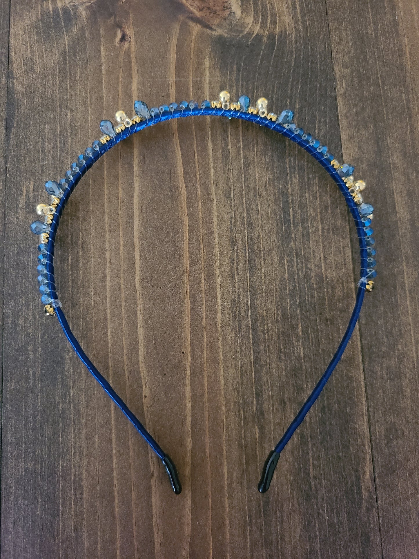 Fashion Pearl Blue Rhinestone Headband For Girls/women Hair Accessories