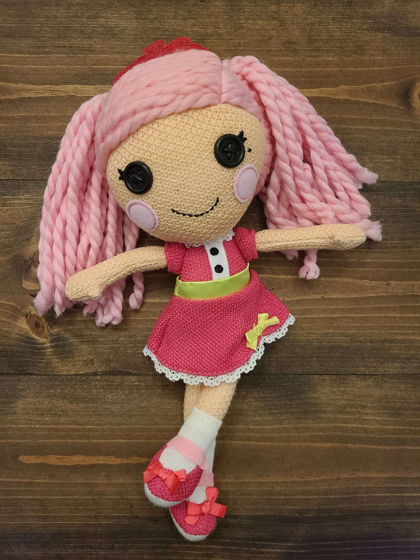 Soft Rag 11in Girls Playhouse Collectable Button Eyes Lalaloopsy Soft Yarn Magic Hair Soft Plush Rag Doll Toy/ MGA/ Collectable Gift