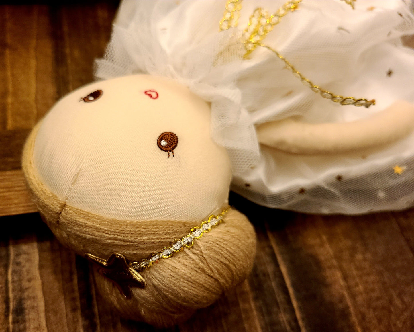 Personalized Soft Rag 13in Baby Girl Ballerina Dressing Dolls Plush Toy/ Decorative Plush Doll/ Handmade Baby Gift Toy