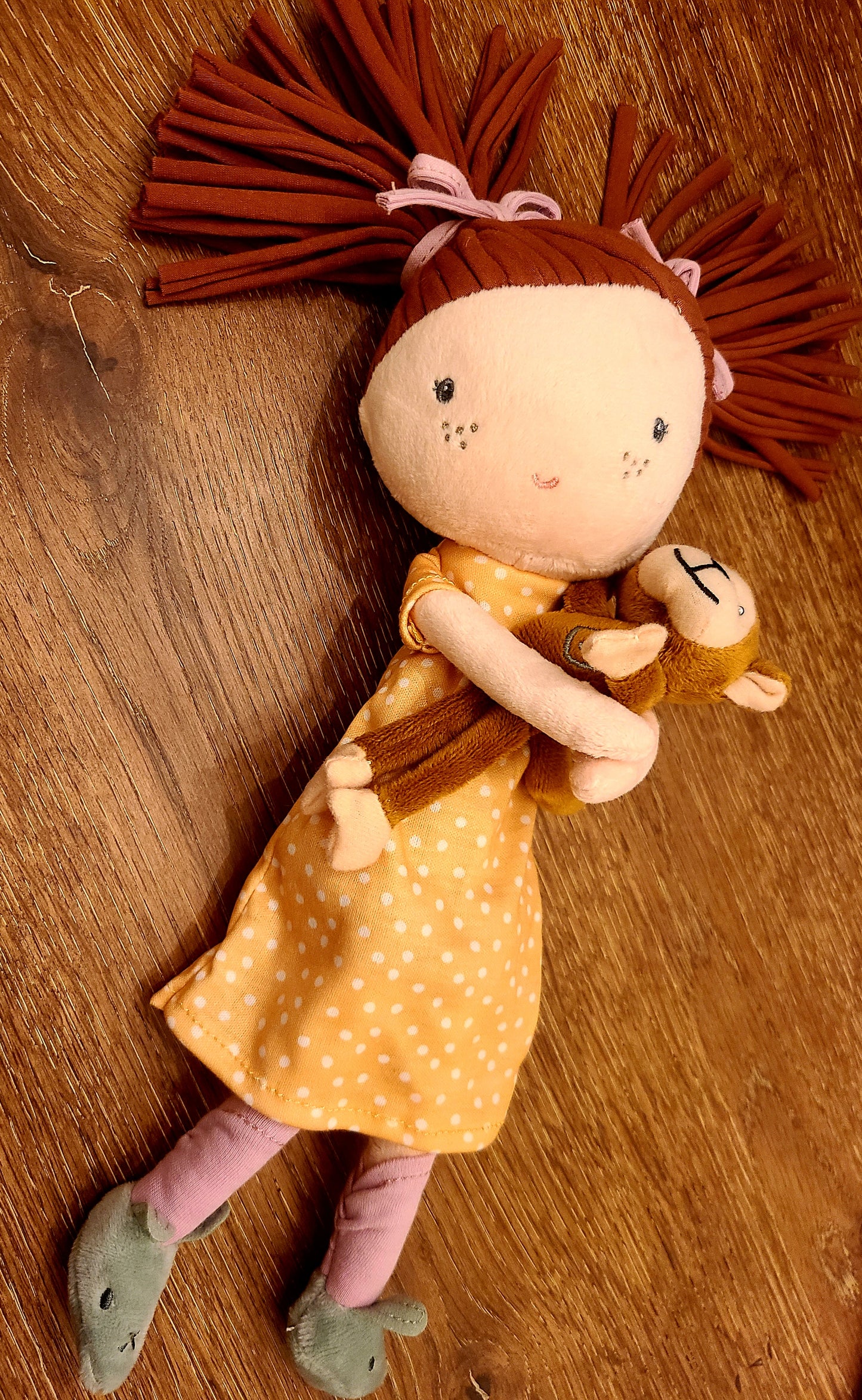 Soft Rag 13in Little Sophia+ Monkey Plush Doll Toy/ Baby Gift Toy