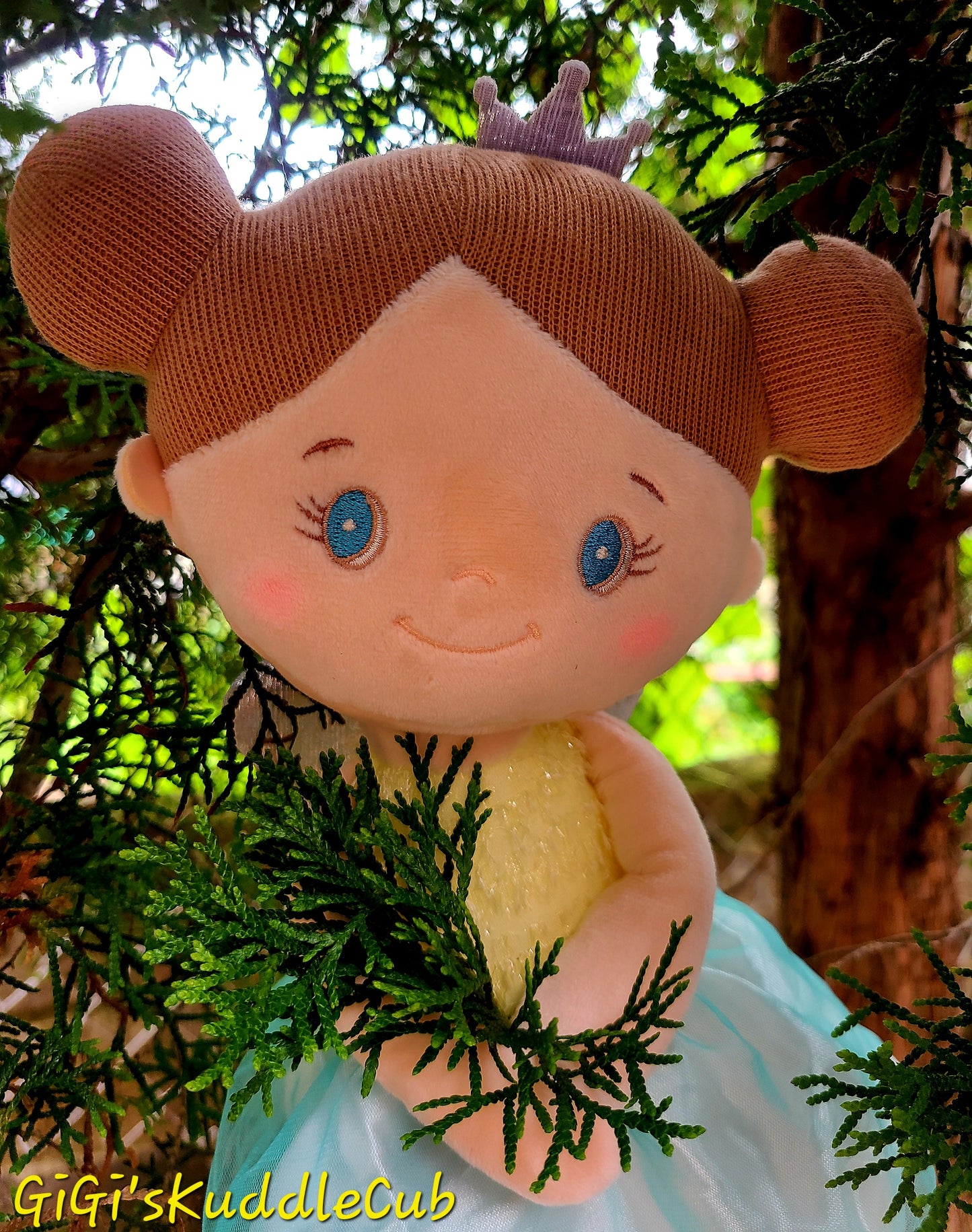 Personalized Soft Rag 14in Fairy Girl Plush Doll Toy/ Decor/Handmade Baby Rag Dolls/ Princess Fairy Plush Doll Toy Gift