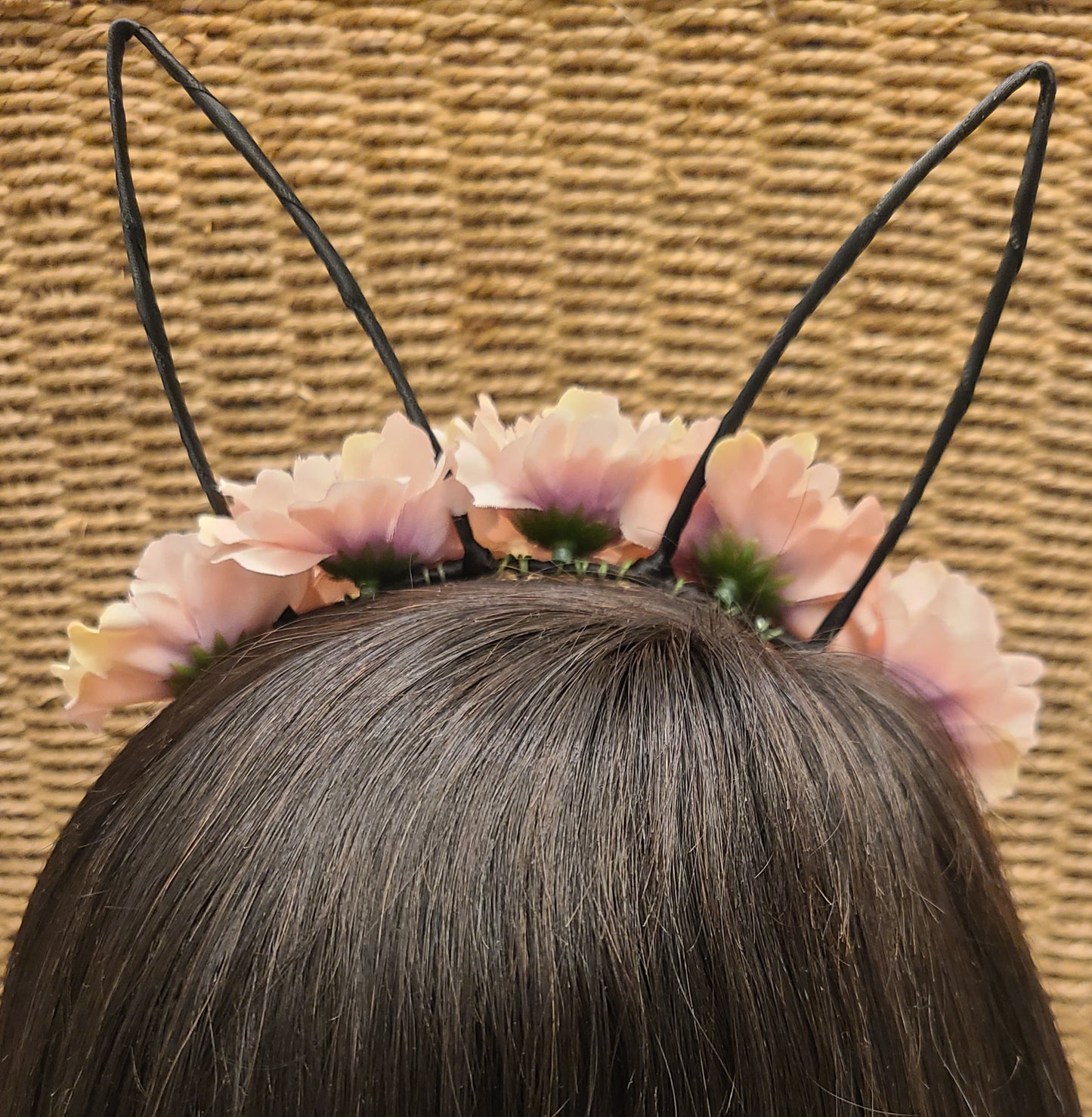 Floral Halo Bohemian Cat Ears Headband Hair Accessories For Women