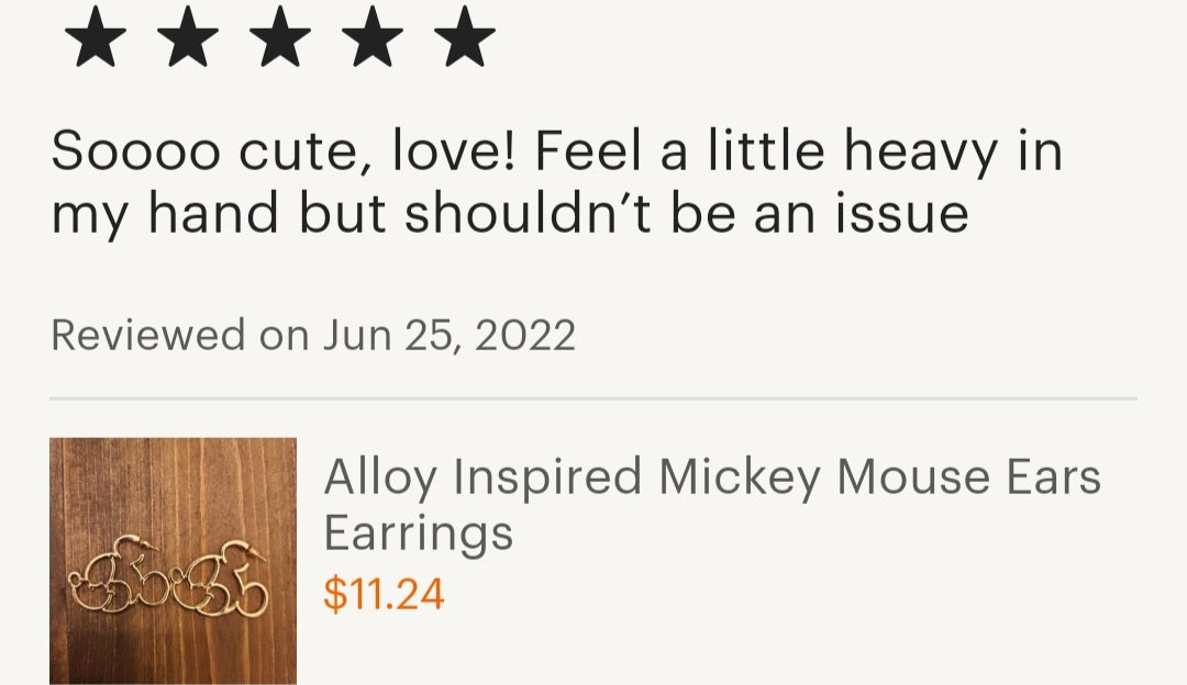 Alloy Cartoon Mouse Ears Earrings